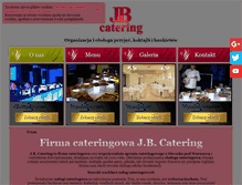 Tablet Screenshot of jbcatering.pl